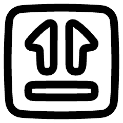 Box Sign Icon from Plump Line Set