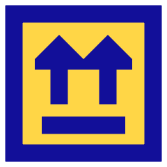 Box Sign Icon from Sharp Pop Set