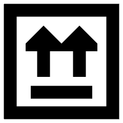 Box Sign Icon from Sharp Remix Set