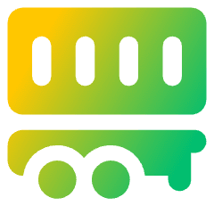 Container Delivery Icon from Core Gradient Set