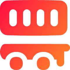 Container Delivery Icon from Flex Gradient Set