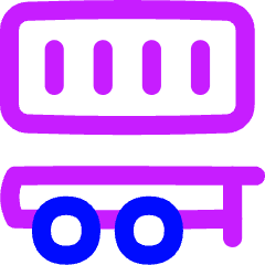 Container Delivery Icon from Flex Neon Set