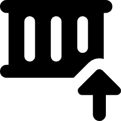 Container Load Icon from Core Solid Set