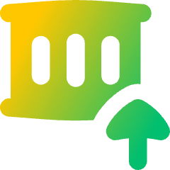 Container Load Icon from Flex Gradient Set