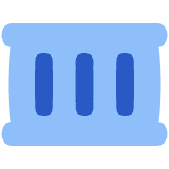 Container Icon from Plump Flat Set