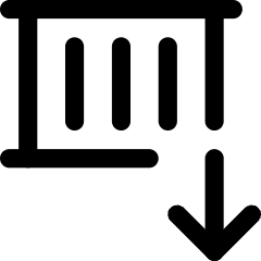 Container Unload Icon from Core Line Set