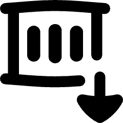 Container Unload Icon from Flex Remix Set