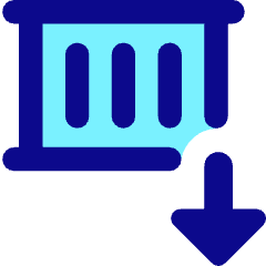 Container Unload Icon from Core Pop Set