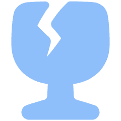 Fragile Icon from Plump Flat Set