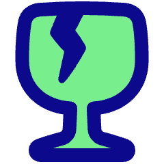 Fragile Icon from Plump Pop Set