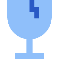 Fragile Icon from Sharp Flat Set