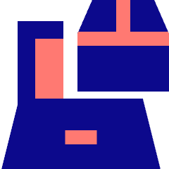 Online Package Icon from Sharp Pop Set