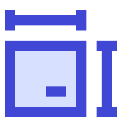 Package Dimension Icon from Sharp Duo Set