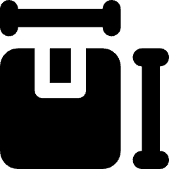 Package Dimension Icon from Core Solid Set