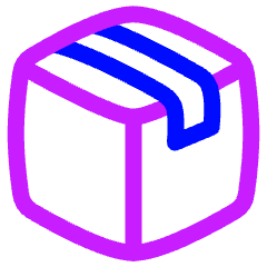 Package Icon from Plump Neon Set