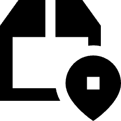 Package Location Icon from Sharp Remix Set