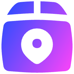 Package Location Icon from Flex Gradient Set