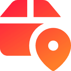 Package Location Icon from Core Gradient Set