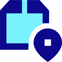 Package Location Icon from Sharp Pop Set