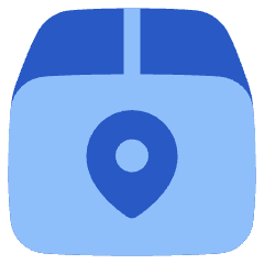 Package Location Icon from Plump Flat Set