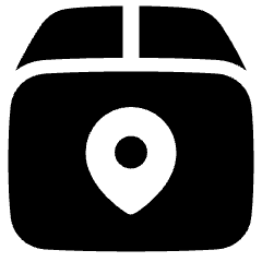 Package Location Icon from Plump Solid Set