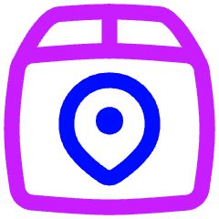 Package Location Icon from Flex Neon Set