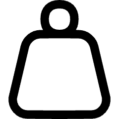 Product Weight Icon from Flex Line Set
