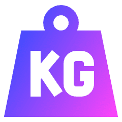 Product Weight Kg Icon from Sharp Gradient Set