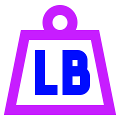 Product Weight Lb Icon from Sharp Neon Set