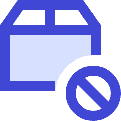 Shipment Block Icon from Sharp Duo Set