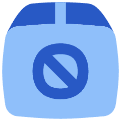 Shipment Block Icon from Flex Flat Set