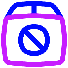 Shipment Block Icon from Flex Neon Set