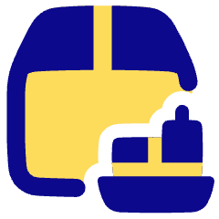 Shipment Boat Icon from Plump Pop Set