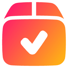 Shipment Check Icon from Plump Gradient Set