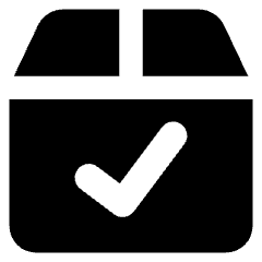 Shipment Check Icon from Core Solid Set