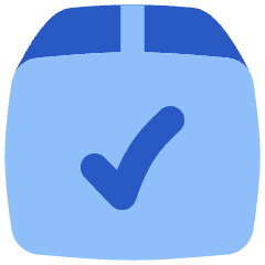 Shipment Check Icon from Flex Flat Set