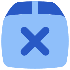 Shipment Delivery Fail Icon from Flex Flat Set