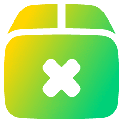 Shipment Delivery Fail Icon from Plump Gradient Set