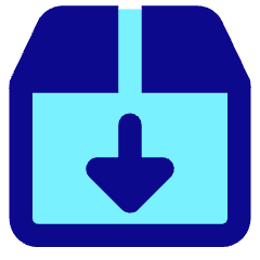 Shipment Download Icon from Core Pop Set