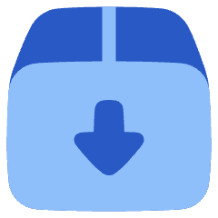 Shipment Download Icon from Plump Flat Set