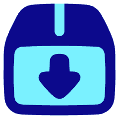 Shipment Download Icon from Plump Pop Set