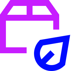 Shipment Eco Icon from Sharp Neon Set