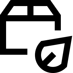 Shipment Eco Icon from Sharp Line Set