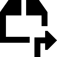 Shipment Next Icon from Sharp Remix Set