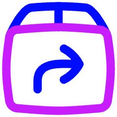 Shipment Next Icon from Flex Neon Set