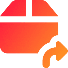 Shipment Next Icon from Core Gradient Set