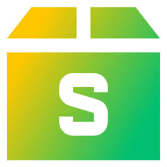 Shipment Package Small Icon from Sharp Gradient Set