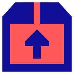 Shipment Pickup Icon from Sharp Pop Set