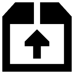 Shipment Pickup Icon from Sharp Remix Set