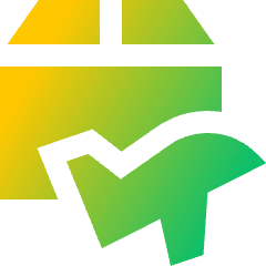 Shipment Plane Icon from Sharp Gradient Set